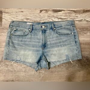 GAP 1969 Women’s Slim Shorts Blue Denim Sz 33